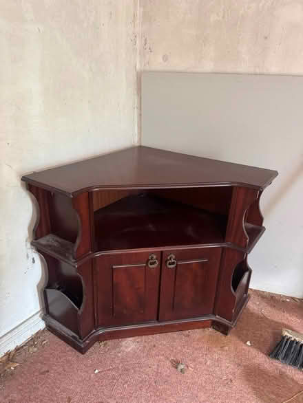 Photo of free Vintage wooden corner cabinet (Stillorgan) #1