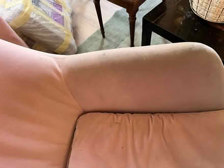 Photo of free Pink Velvet Chair (Barons Court W14) #3