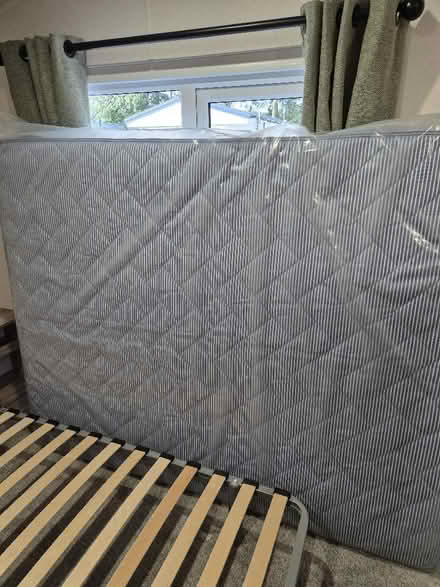 Photo of free New not used Bed frame and mattress (Middlewood S6) #2