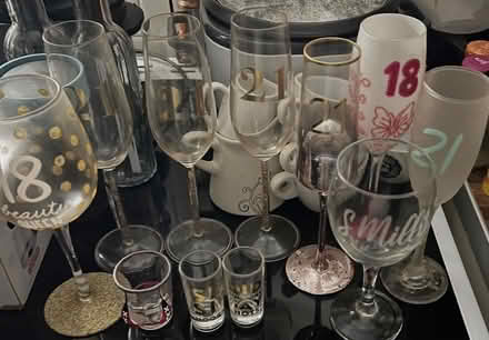Photo of free Birthday age drinking glasses (Woodberry Down Estate N4) #1