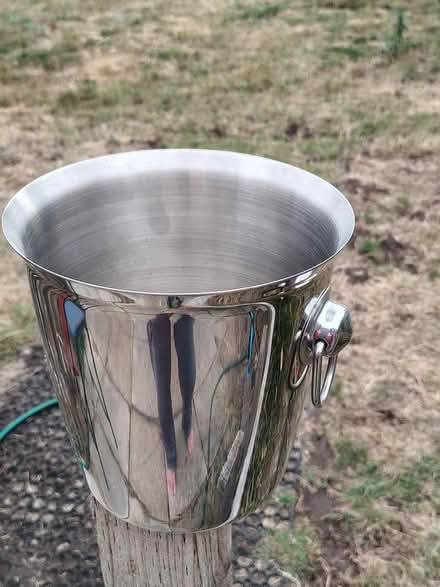 Photo of free Ice bucket, polished chrome (Clewer Green SL4) #2