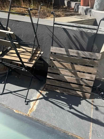 Photo of free Bean bag/seat and outdoor table and chair set (Fulham SW6) #2