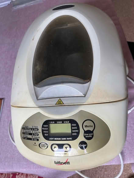 Photo of free Bifinett KH2232 electric bread maker (Walton Manor OX2) #1