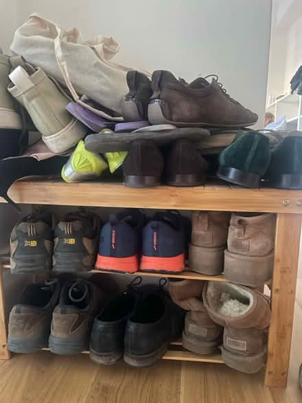 Photo of free Wooden shoe rack (Chalk Farm, NW3) #1