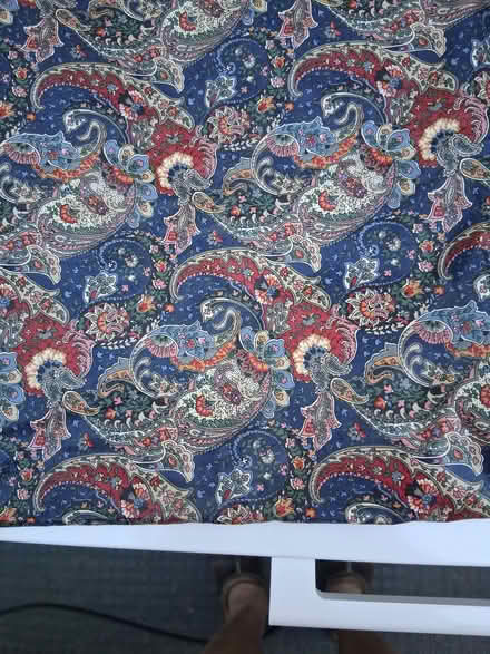 Photo of free Paisley pattern dress material remainder (Bernards Heath AL1) #1