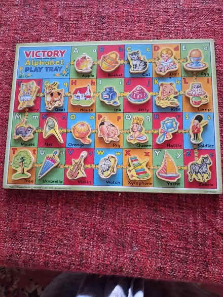 Photo of free Vintage Victory Alphabet Play Tray (Fleetville) #1