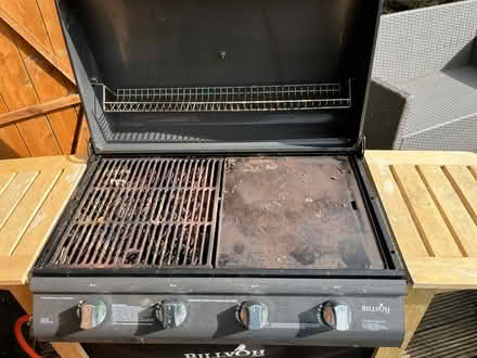 Photo of free BillyOh Gas Barbeque on wooden trolley (Newton Mearns G77) #2