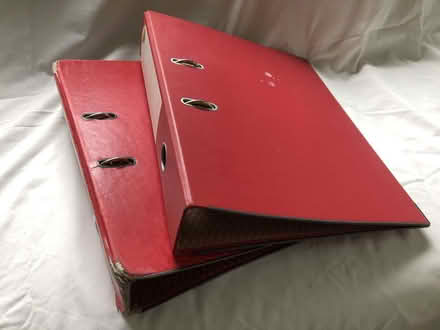 Photo of free A4 Arch-leaver files. Red. (Harrogate HG2) #1