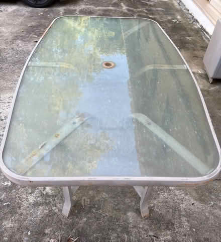 Photo of free 5 foot Patio table (New Market) #2