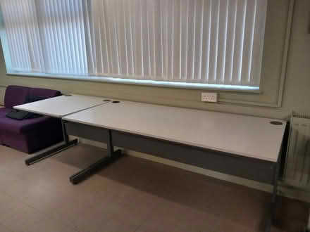 Photo of free 2 grey desks (Gobowen SY10) #1