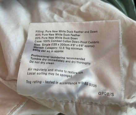 Photo of free Two single duvets, clean, vgc (Gladestry HR5) #2
