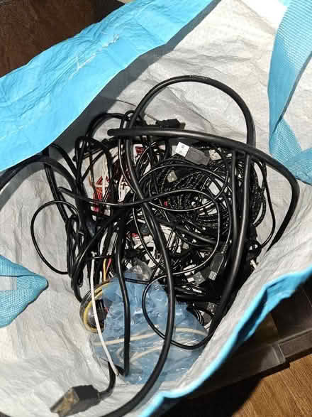 Photo of free Bag of cables (Sunniside NE16) #2