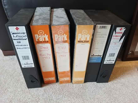 Photo of free Six Box Files (used) (Godalming GU7) #1