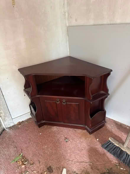 Photo of free Vintage wooden corner cabinet (Stillorgan) #2