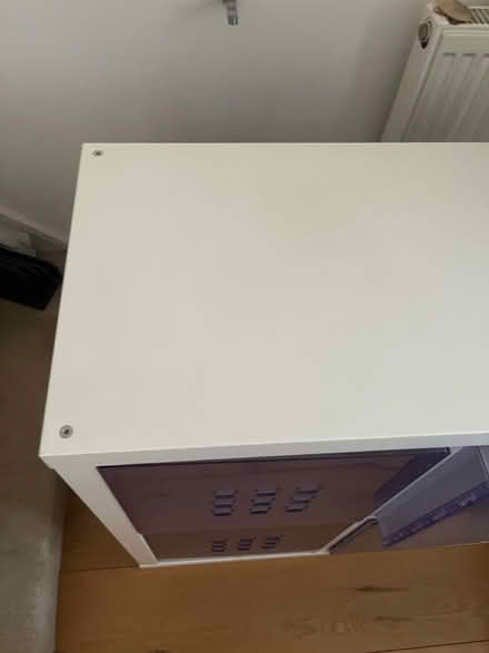 Photo of free 2x2 kallax with boxes (Angel N1) #3