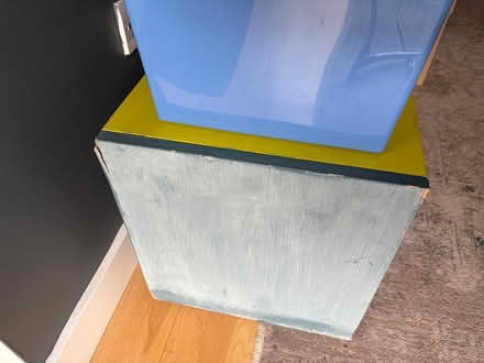 Photo of free Large wooden painted chest (Bold Street area L1) #2
