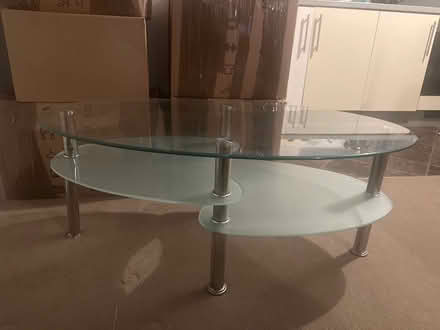Photo of free glass coffee table / tv stand (Manchester M1) #1