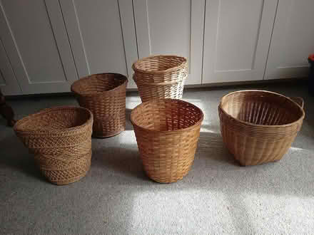 Photo of free Six assorted wicker baskets (Godalming GU7) #2