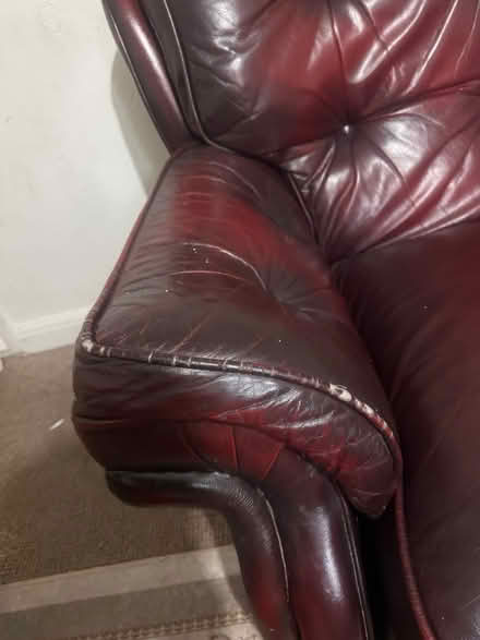 Photo of free Leather 3 seater (Birley moor S12) #1