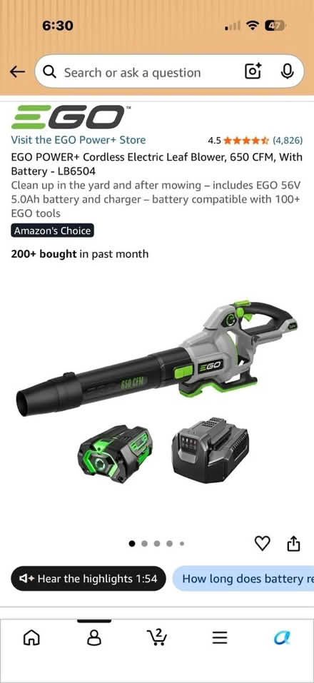 Photo of free Leaf blower (Larkspur ca) #1