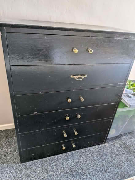 Photo of free Chest of drawers (Leverstock Green HP3) #1