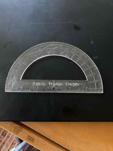 Photo of free Plastic Protractor (Ashby & Sacramento) #1