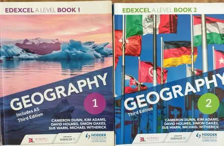 Photo of free Edexcel A level Geography Books 1&2 (Shirley CR0) #1