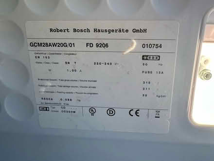 Photo of free Bosch chest freezer (Ifold, billingshurst RH14) #4