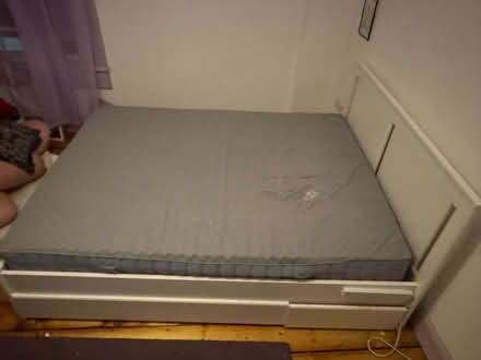 Photo of free Kingsize storage bed and mattress (Dublin 7) #1