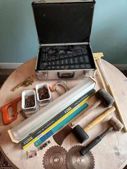 Photo of free Old tools mallets lamp etc (Hednesford WS12) #1