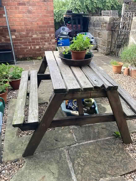 Photo of free Picnic bench (Old Whittington) #1
