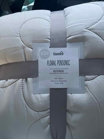 Photo of free DunelmBeige bedspread (Halton LA2) #1
