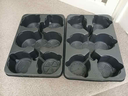 Photo of free Black Plant Pot Holders (Lark Lane Area L17) #1