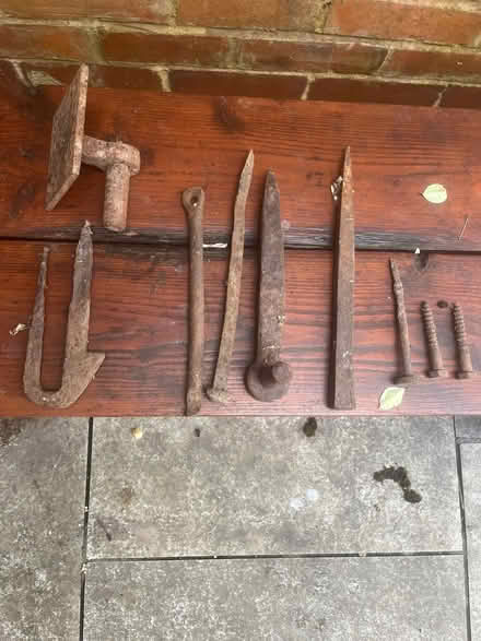 Photo of free Pieces of iron from a gateway (Peppard Common RG9) #1
