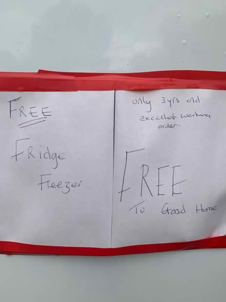 Photo of free Fridge freezer white Beko (CH2 Upton) #3