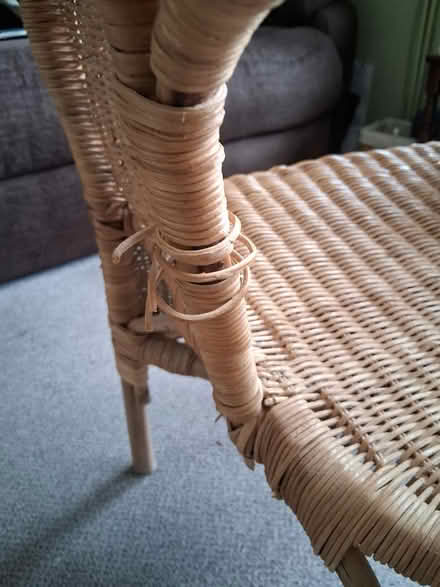 Photo of free Cane armchair (Horley) #3
