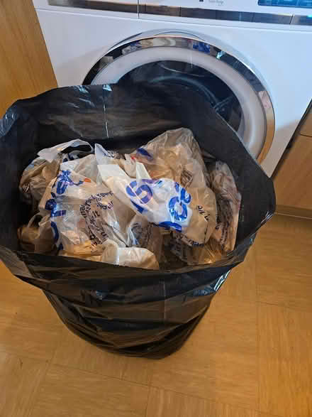 Photo of free Bin bag full of carrier bags (Worcester WR2) #2