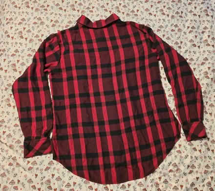 Photo of free Red & Black Plaid Flannel Shirt - S (West 7th) #4