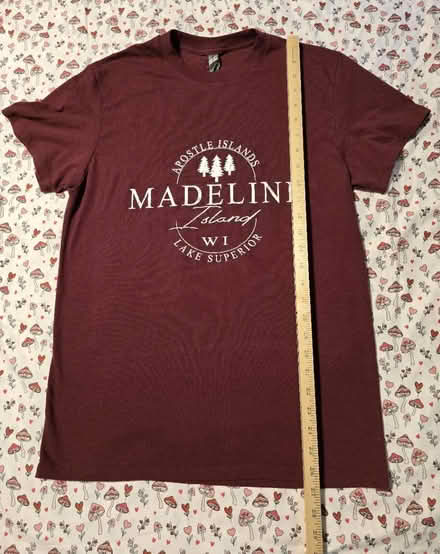 Photo of free Maroon Madeline Island Tee - Medium (West 7th) #2