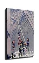 Photo of 9/11 flag raising of ground 0 (Grand Rapids Mi) #2
