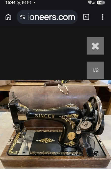 Photo of Old sewing machine (Manor S2) #1