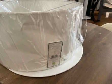 Photo of free Dunelm cream lamp shade (SW16) #2