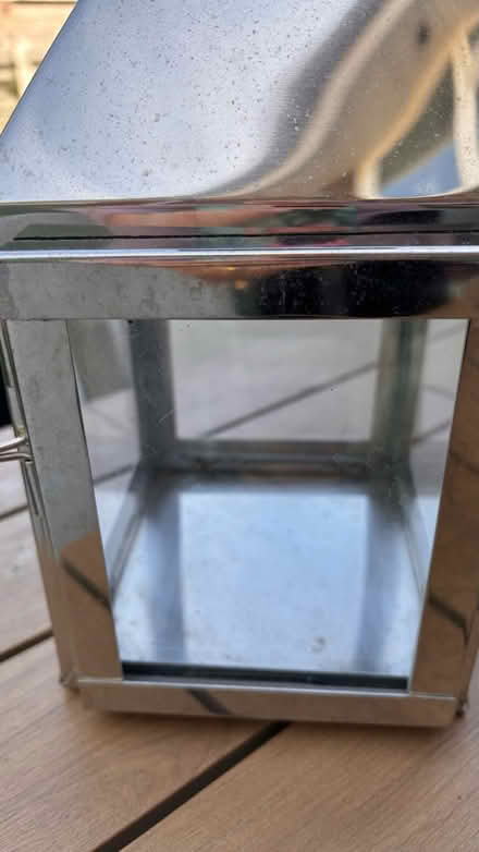 Photo of free Silver outdoor lantern (SG4 0DU) #2
