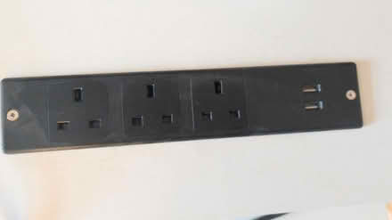 Photo of free Desk with built in power (Thames Ditton KT7) #2
