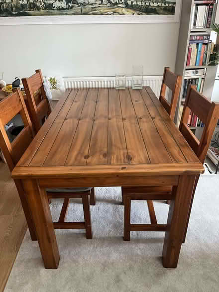 Photo of free Dining Table and 4 chairs (Malvern WR14) #2