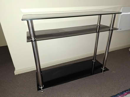 Photo of free Glass TV shelf Unit (Pascoe Vale) #1