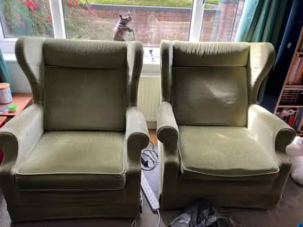Photo of free Parker Knoll wingback chairs (Stretford M32) #1