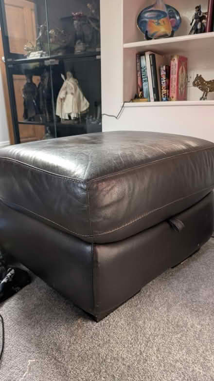 Photo of free Leather sofa bed (AL2) #3