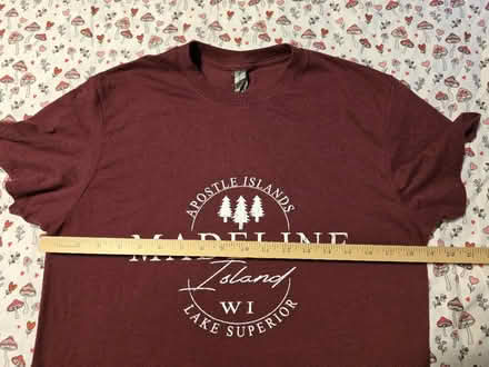 Photo of free Maroon Madeline Island Tee - Medium (West 7th) #3