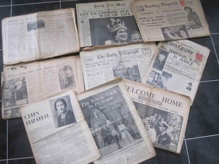 Photo of free Royal memorabilia newspapers (Lichfield Boley Park WS14) #1